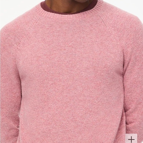 J crew heather dusty bloom Supersoft lambswool-blend crewneck sweater - Picture 2 of 4